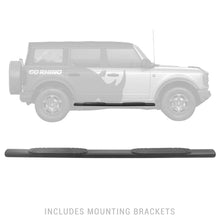 Load image into Gallery viewer, Go Rhino 104412973T 4 in. 1000 Series Side Steps w/Mounting Brackets Kit