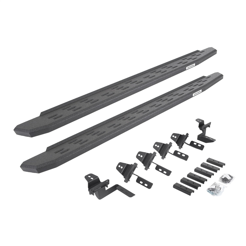 Go Rhino 69650568T RB30 Running Boards w/Mounting Brackets Fits Wrangler (JK)