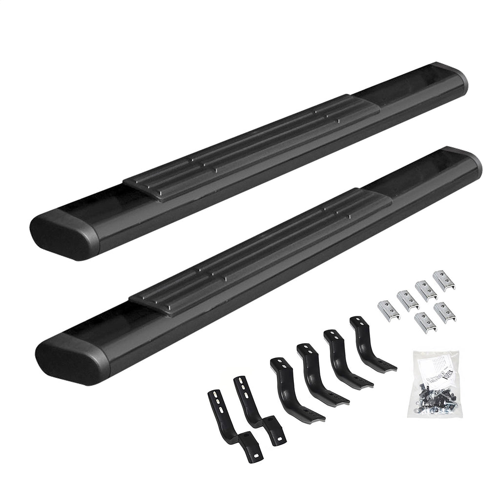 Go Rhino 686404552T 6 in. OE Xtreme Side Steps w/Mounting Brackets Kit