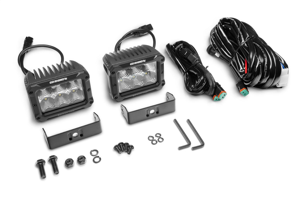 Go Rhino 753003023FBS Bright Series - LED Flood Light Kit