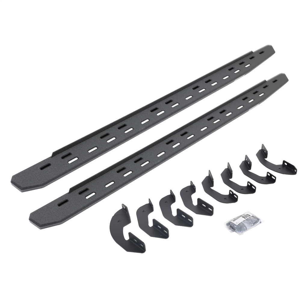 Go Rhino 69641580ST RB30 Slim Line Running Boards w/Mounting Brackets Kit