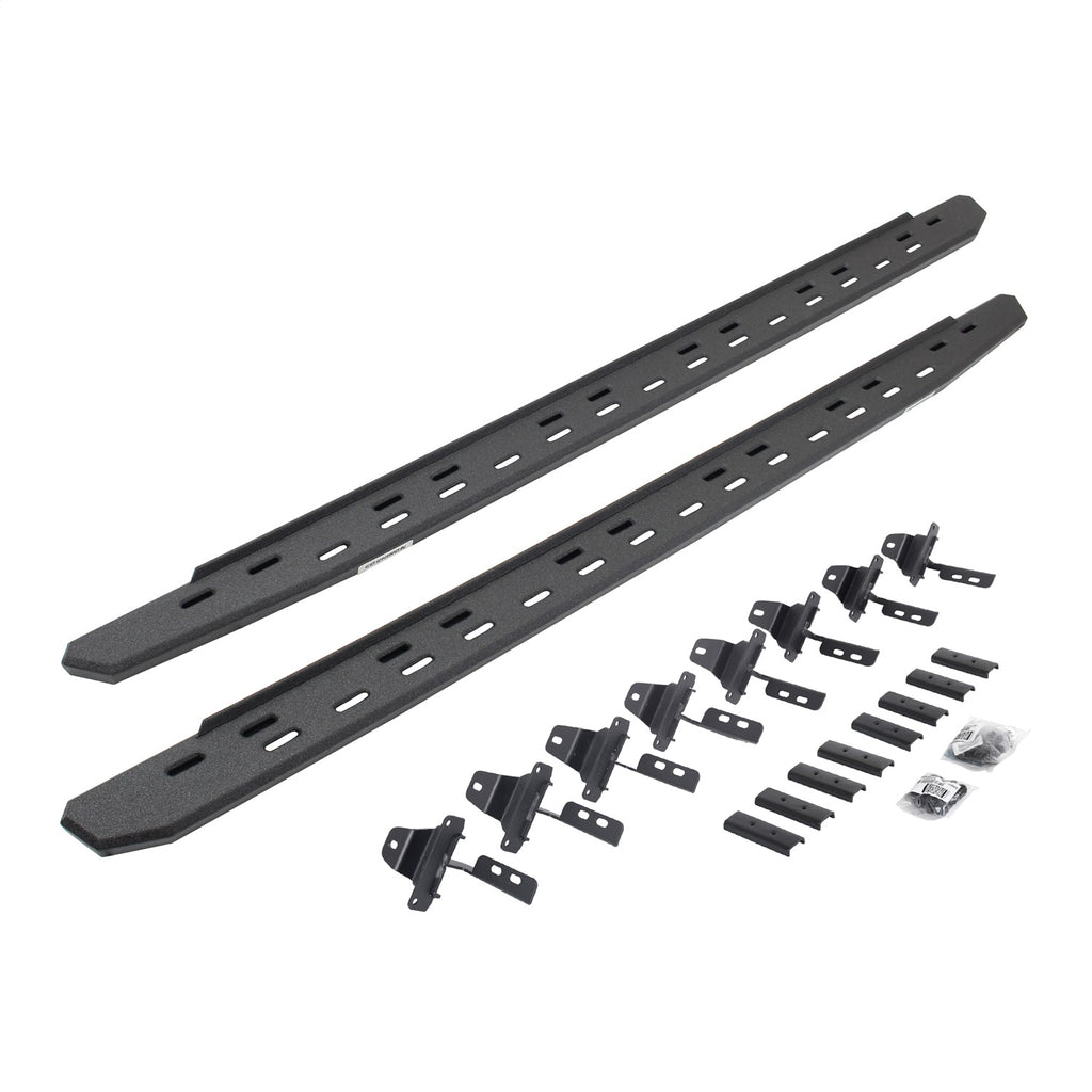 Go Rhino 69651687ST RB30 Slim Line Running Boards w/Mounting Brackets Kit