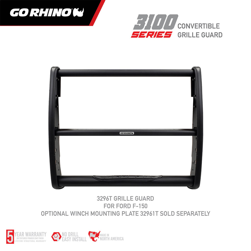 Go Rhino 3296T 3100 Series StepGuard Fits 18-20 F-150