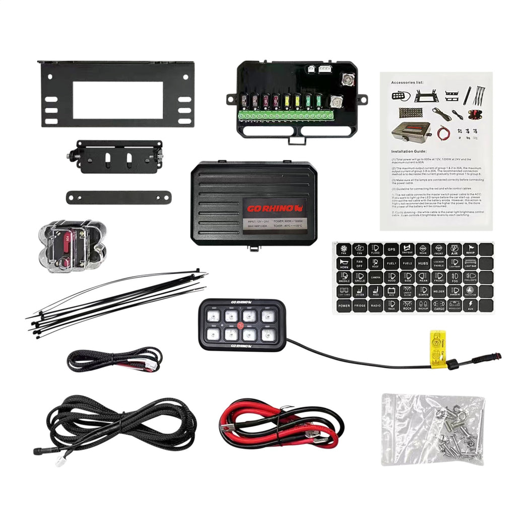 Go Rhino 758CHSCW 8-Channel Light Switch Controller