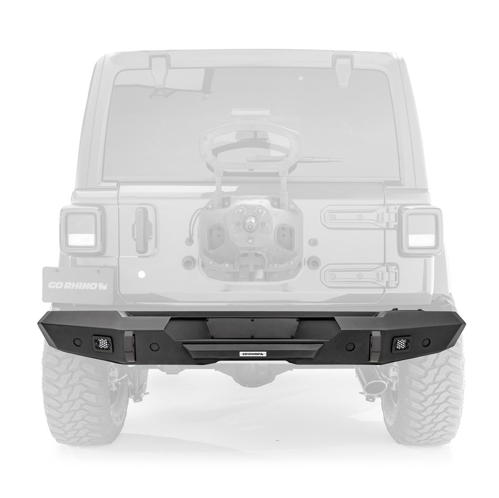 Go Rhino 272115T Trailline Rear Straight Bumper Fits 18-24 Wrangler (JL)