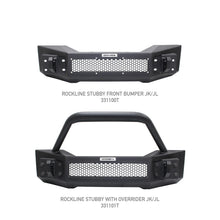 Load image into Gallery viewer, Go Rhino 331100T Rockline Front Stubby Bumper