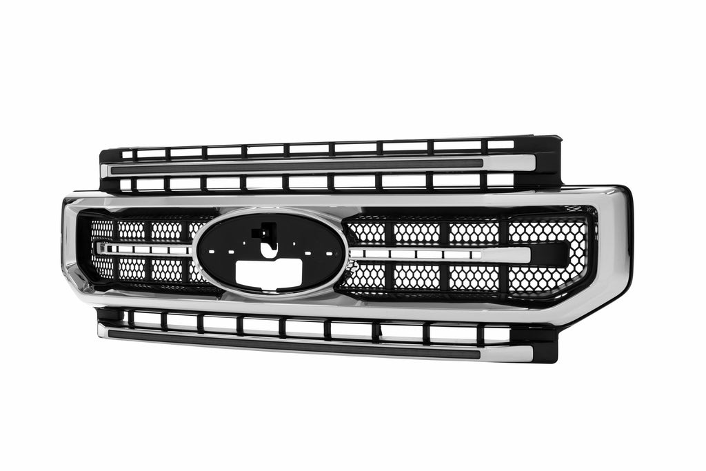 Morimoto XBG12 XBG LED Grille Fits Super Duty 20-22 Chrome Finish / White DRL