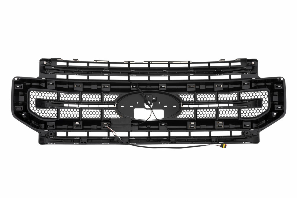 Morimoto XBG12 XBG LED Grille Fits Super Duty 20-22 Chrome Finish / White DRL