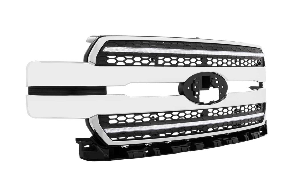 Morimoto XBG17 Chrome Finish w White DRL LED Grille Ford F150 18-20