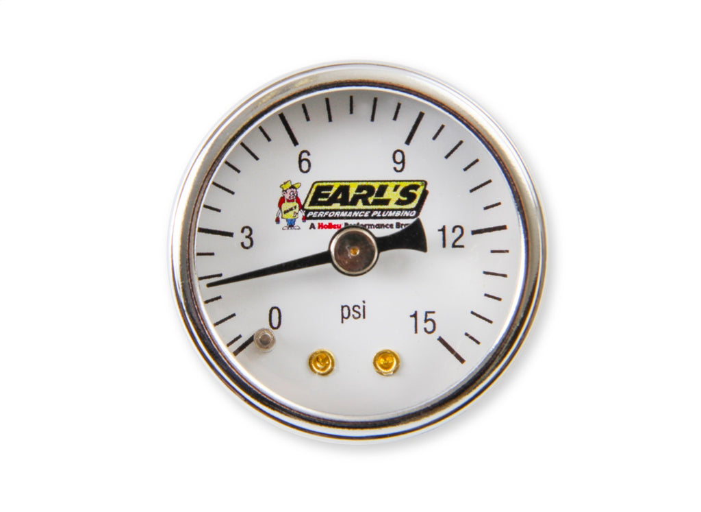 Earls Plumbing 100195ERL Fuel Pressure Gauge