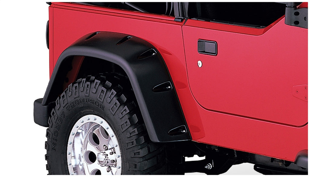 Bushwacker 10030-07 Pocket Style Fender Flares Fits 97-06 Wrangler (TJ)