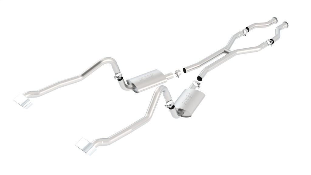 Borla 100407 S-Type Manifold-Back Exhaust System Fits 71 Barracuda