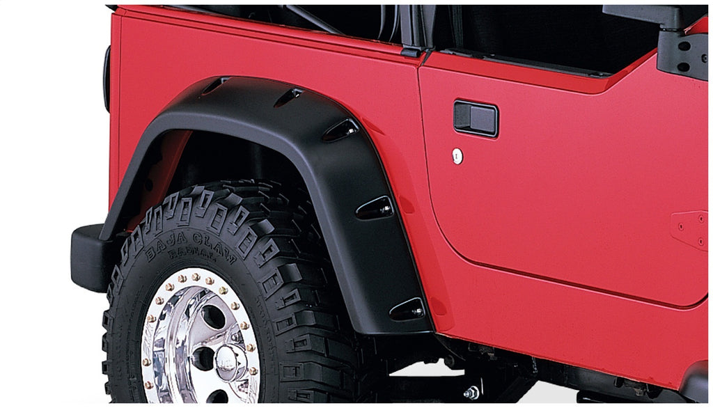 Bushwacker 10042-07 Pocket Style Fender Flares Fits 97-06 Wrangler (TJ)