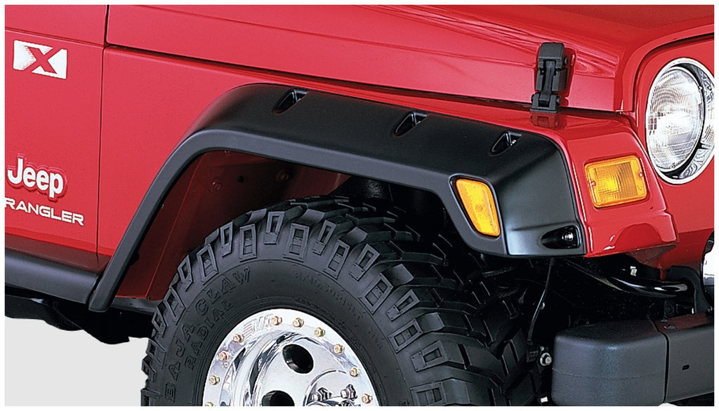 Bushwacker 10043-07 Pocket Style Fender Flares Fits 97-06 Wrangler (TJ)