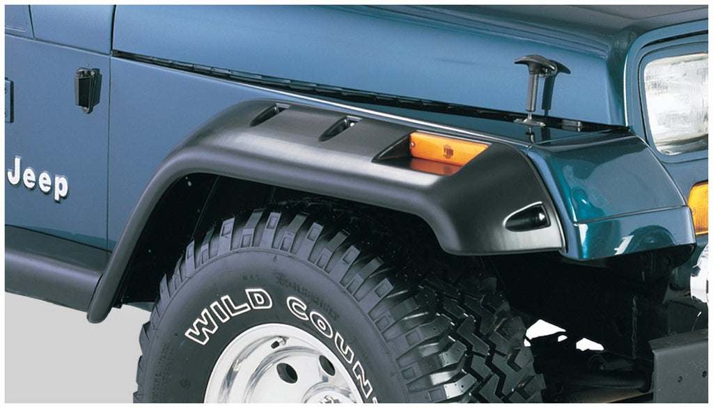 Bushwacker 10057-07 Pocket Style Fender Flares Fits 87-95 Wrangler (YJ)