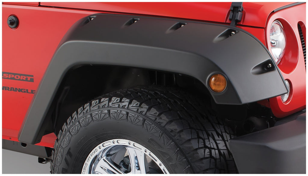 Bushwacker 10077-02 Pocket Style Fender Flares Fits 07-18 Wrangler (JK)