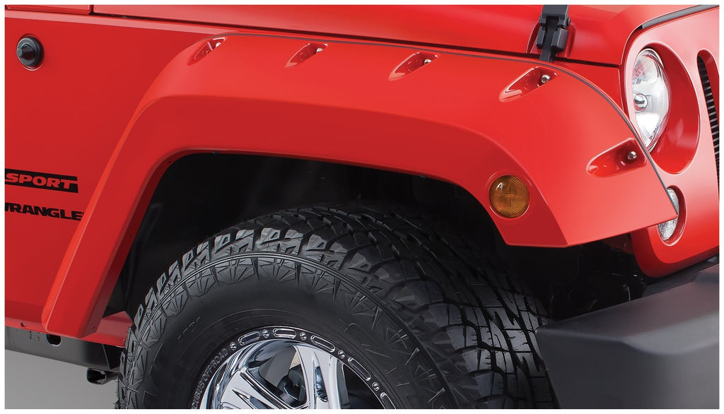 Bushwacker 10077-02 Pocket Style Fender Flares Fits 07-18 Wrangler (JK)