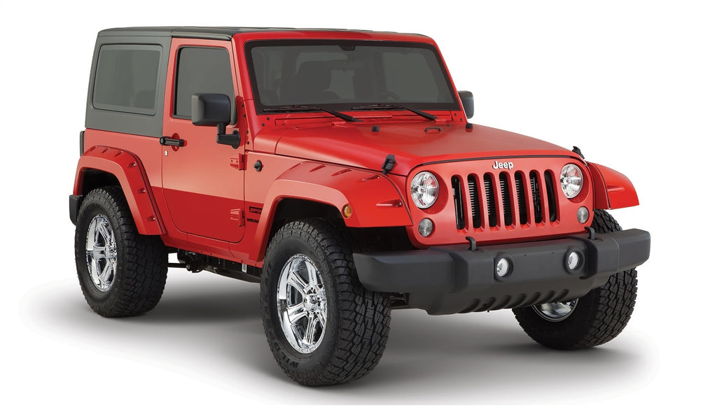 Bushwacker 10077-02 Pocket Style Fender Flares Fits 07-18 Wrangler (JK)