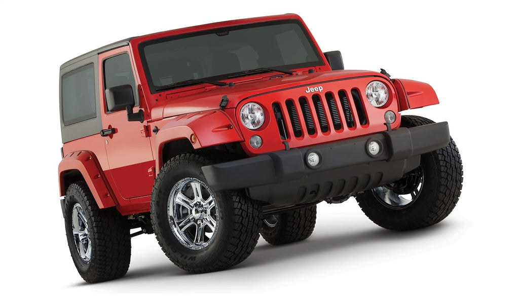 Bushwacker 10077-02 Pocket Style Fender Flares Fits 07-18 Wrangler (JK)