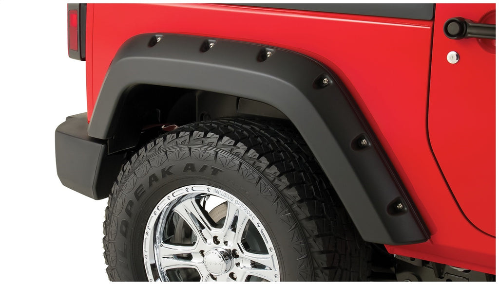 Bushwacker 10078-02 Pocket Style Fender Flares Fits 07-18 Wrangler (JK)