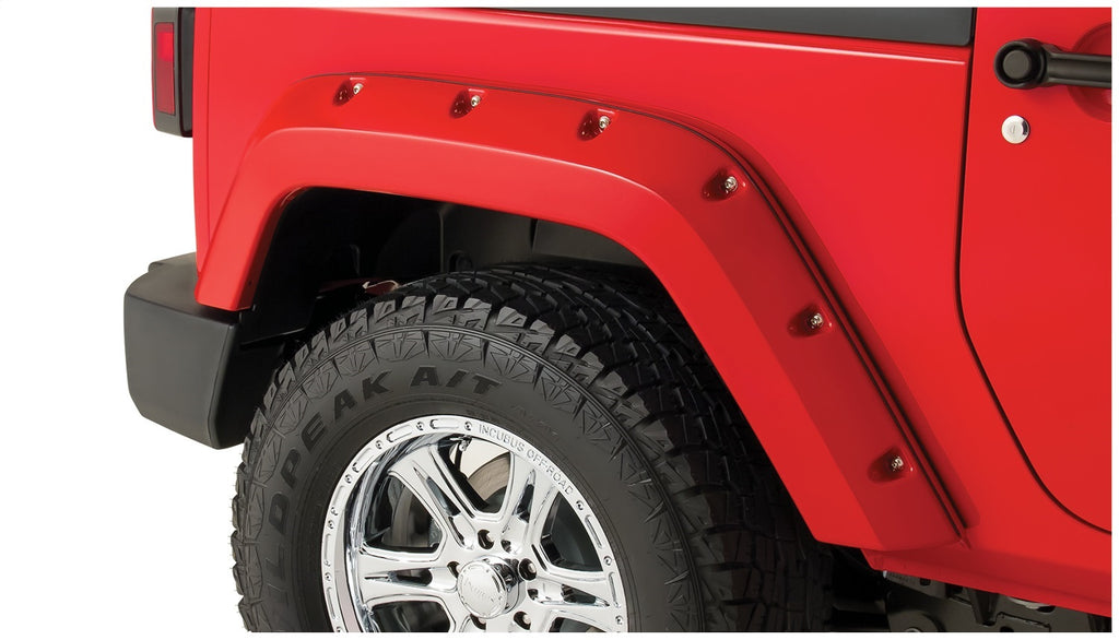 Bushwacker 10078-02 Pocket Style Fender Flares Fits 07-18 Wrangler (JK)