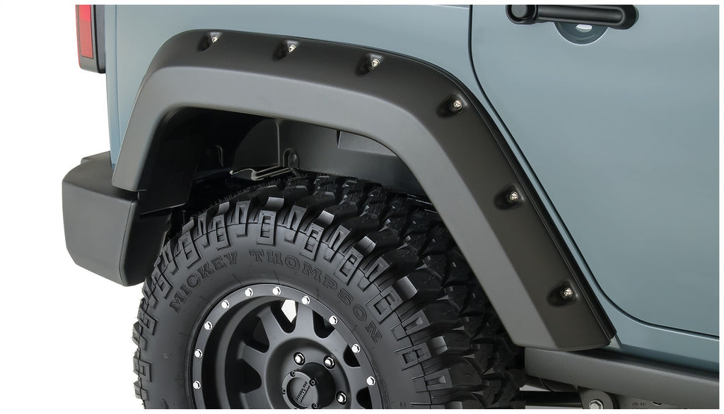 Bushwacker 10080-02 Pocket Style Fender Flares Fits 07-18 Wrangler (JK)