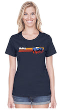 Load image into Gallery viewer, Holley Performance 10314-SMHOL 2021 LS Fest Ladies Retro Camaro Stripe T-Shirt