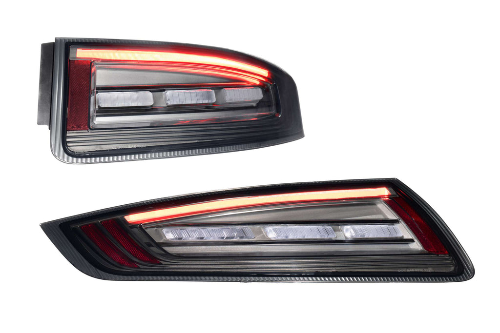 Morimoto LF745 XB LED Tail Lights Smoked For 2005-2008 Porsche 911 997.1