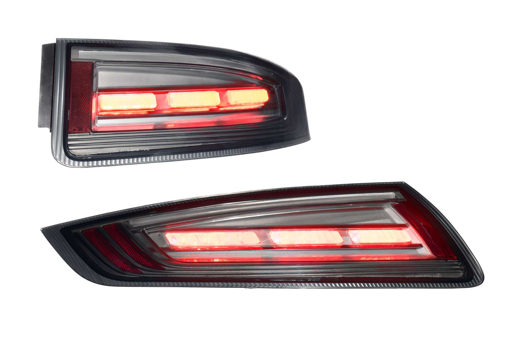 Morimoto LF745 XB LED Tail Lights Smoked For 2005-2008 Porsche 911 997.1