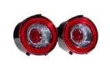 Morimoto LF467 XB LED Tail Lights Red For 2005-2013 Corvette C6