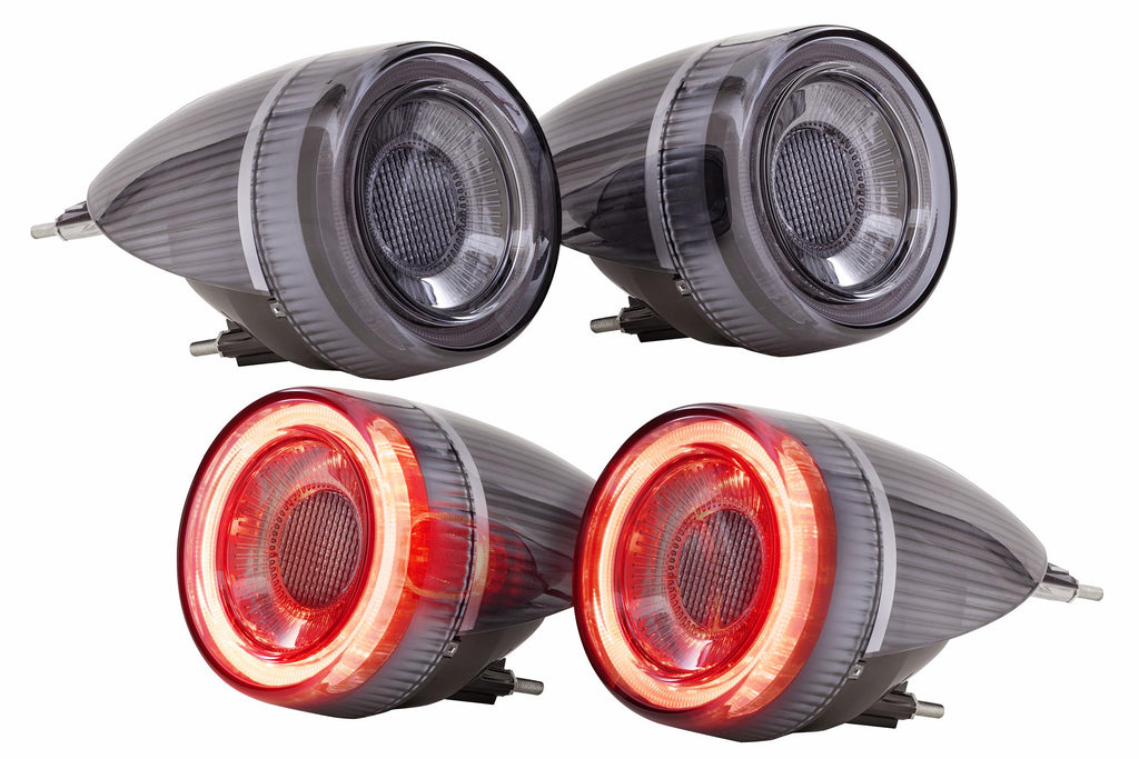 Morimoto LF357 XB LED Tail Lights Smoked For 2005-2010 Ferrari F430