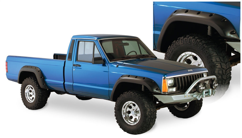 Bushwacker 10912-07 Cut-Out Fender Flares Fits 84-01 Cherokee (XJ) Comanche