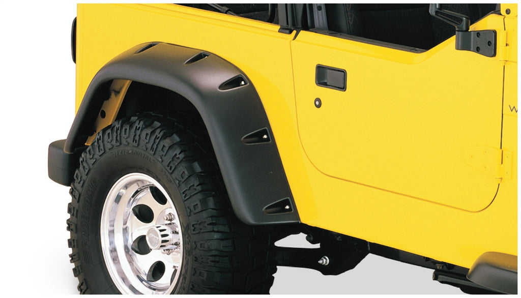 Bushwacker 10913-07 Pocket Style Fender Flares Fits 97-06 Wrangler (TJ)