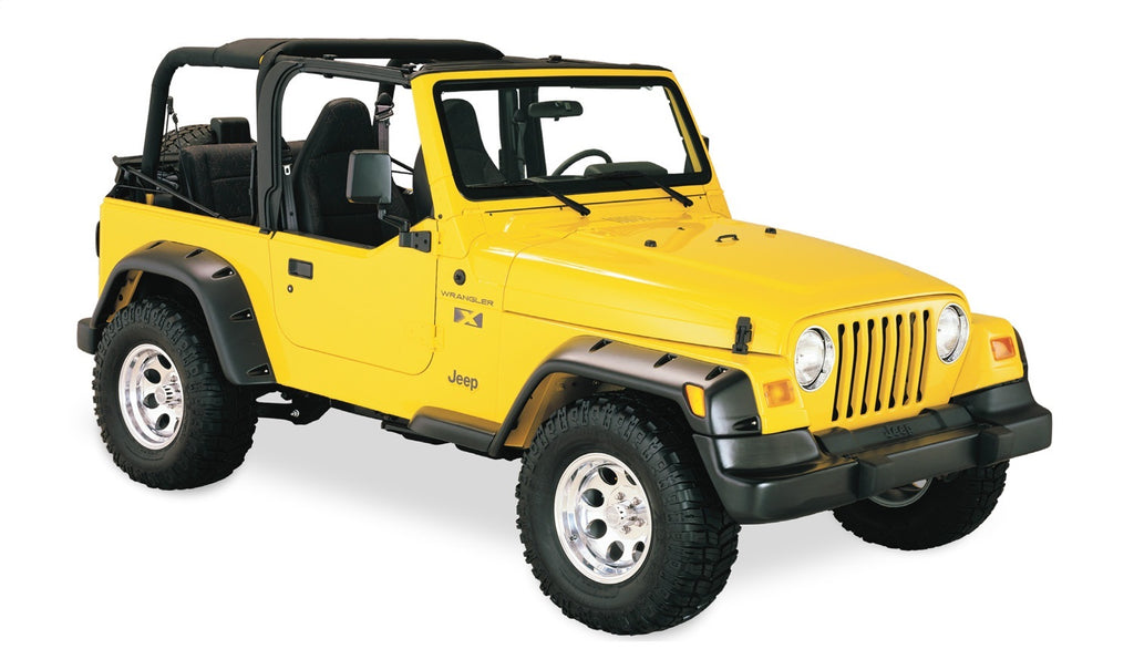 Bushwacker 10913-07 Pocket Style Fender Flares Fits 97-06 Wrangler (TJ)