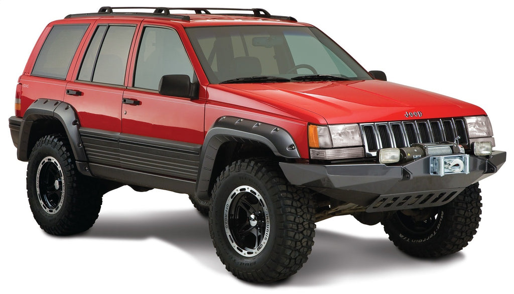 Bushwacker 10916-07 Cut-Out Fender Flares Fits 93-98 Grand Cherokee (ZJ)