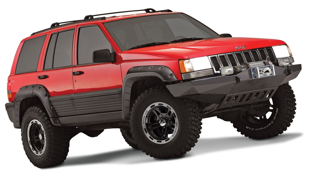 Bushwacker 10916-07 Cut-Out Fender Flares Fits 93-98 Grand Cherokee (ZJ)