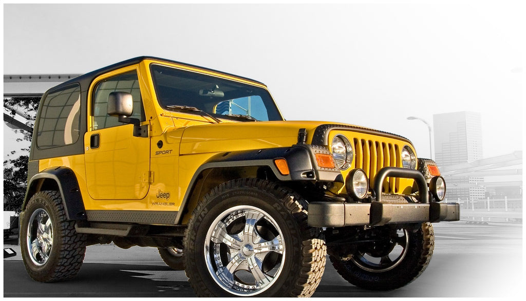 Bushwacker 10917-07 Pocket Style Fender Flares Fits 97-06 Wrangler (TJ)