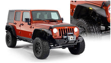 Load image into Gallery viewer, Bushwacker 10918-07 Flat Style Fender Flares Fits 07-18 Wrangler (JK)