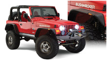 Load image into Gallery viewer, Bushwacker 10920-07 Flat Style Fender Flares Fits 97-06 Wrangler (TJ)