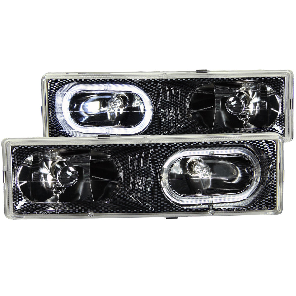 Anzo USA 111005 Crystal Headlight Set w/Halo