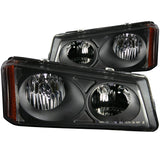 Anzo USA 111009 Crystal Headlight Set