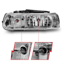 Load image into Gallery viewer, Anzo USA 111011 Crystal Headlight Set