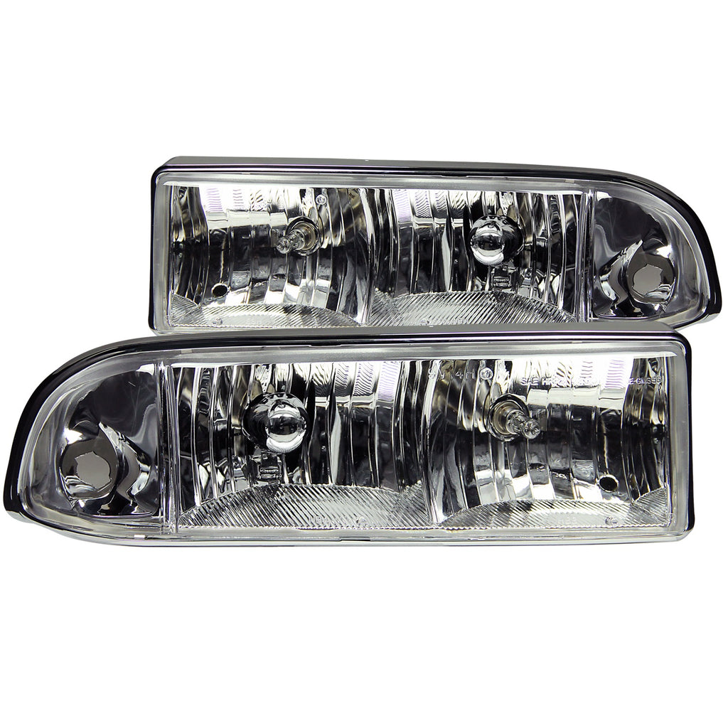 Anzo USA 111014 Crystal Headlight Set Fits 98-04 S10 Blazer S10 Pickup