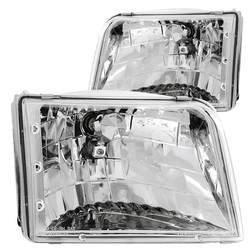 Anzo USA 111036 Crystal Headlight Set Fits 93-97 Ranger