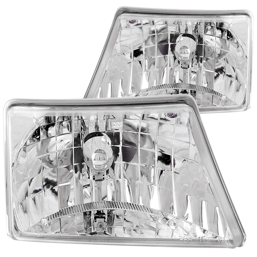 Anzo USA 111037 Crystal Headlight Set Fits 98-00 Ranger