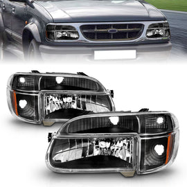Anzo USA 111039 Crystal Headlight Set Fits Explorer Explorer (Stripped Chassis)