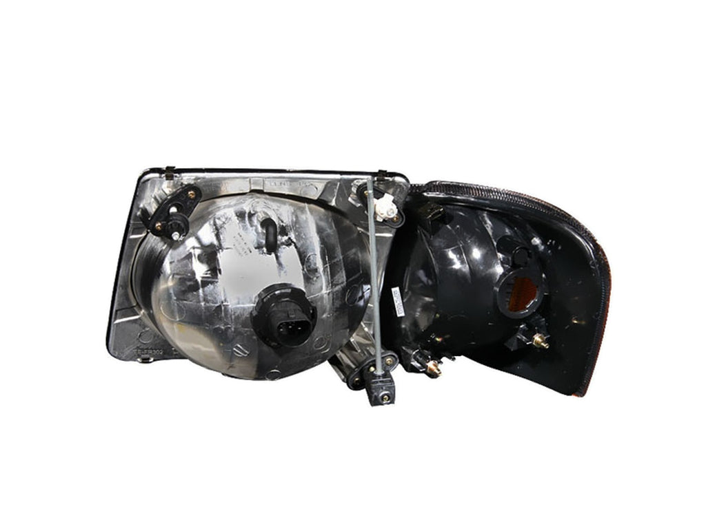 Anzo USA 111041 Crystal Headlight Set Fits 01-05 Explorer Sport Trac