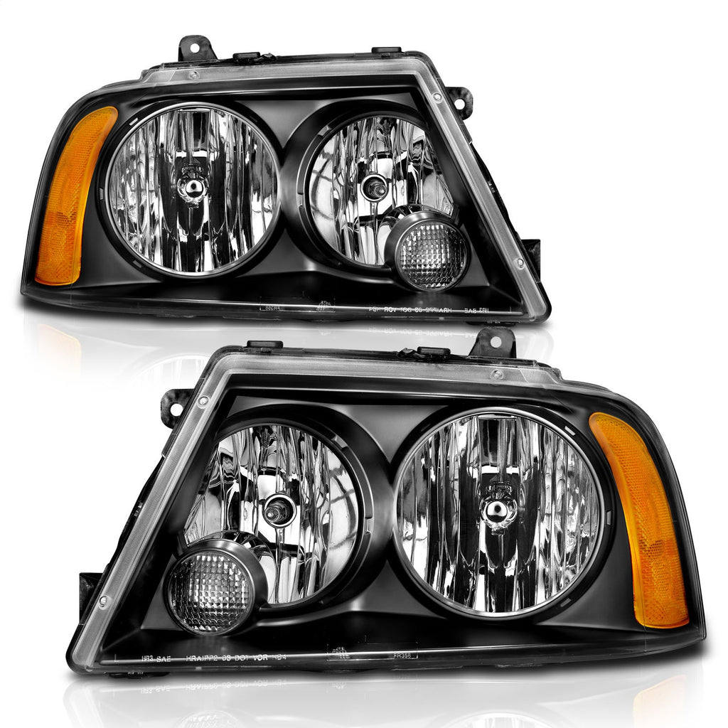 Anzo USA 111045 Crystal Headlight Set Fits 03-06 Navigator