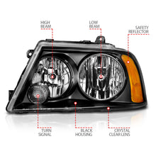 Load image into Gallery viewer, Anzo USA 111045 Crystal Headlight Set Fits 03-06 Navigator