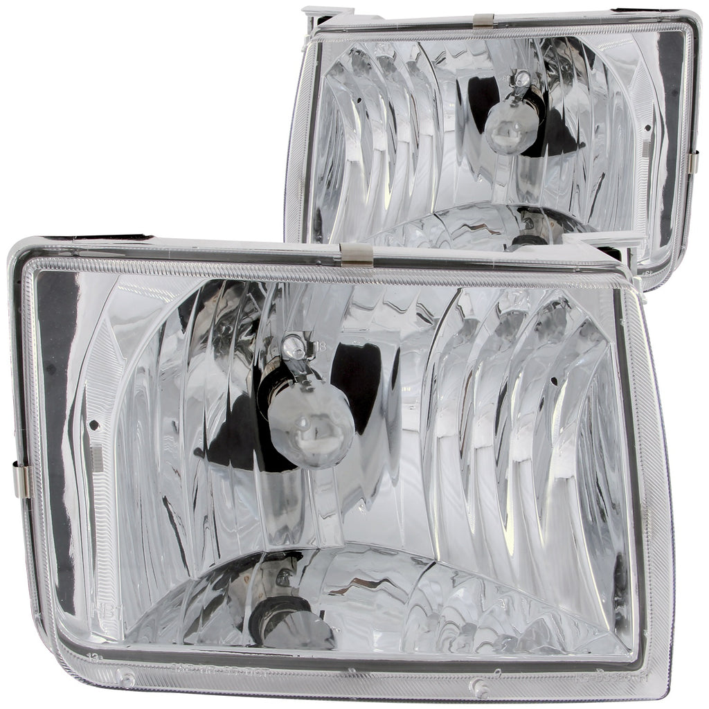 Anzo USA 111049 Crystal Headlight Set Fits 98-01 Frontier Xterra